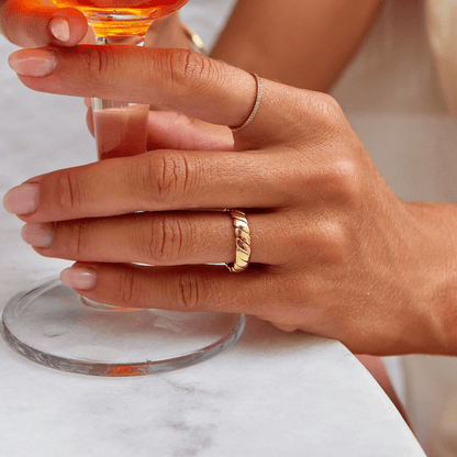 Calira Twisted Infinity Ring