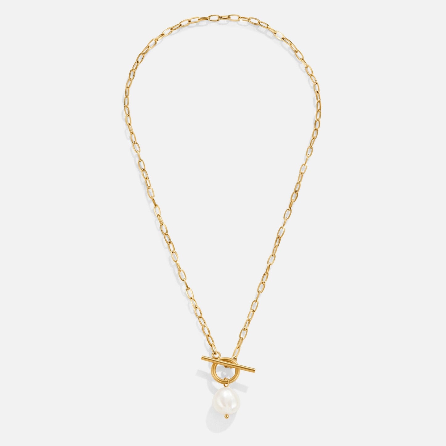 Eva Freshwater Pearl Gold Necklace