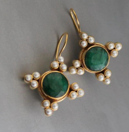 Gaby Vintage Pearl Earrings