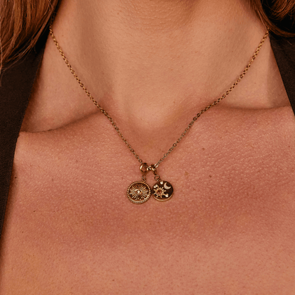 Simple Chain Charm Necklace