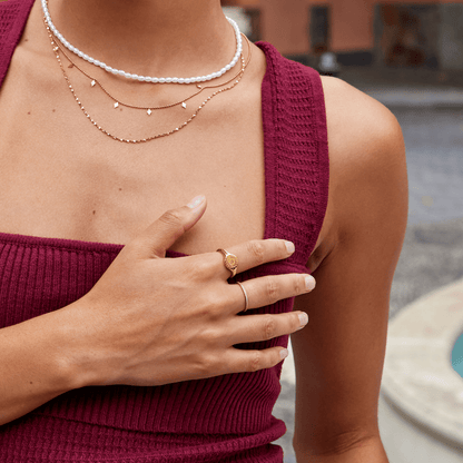 Summer Solstice Gold Ring