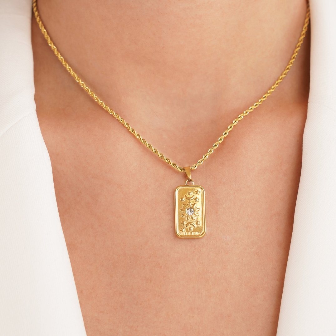 ‘The Sun’ Tarot Pendant Necklace