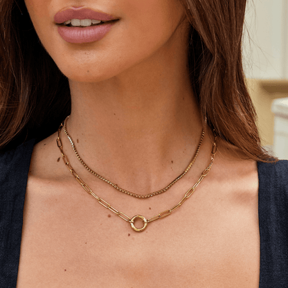 Via Gold Chain Necklace